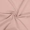 Jersey de coton uni rose poudré