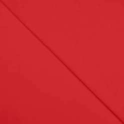 Jersey de coton uni rouge