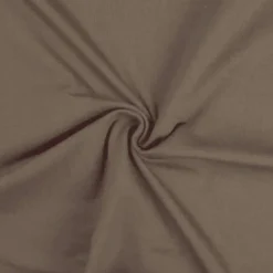 Jersey de coton uni taupe