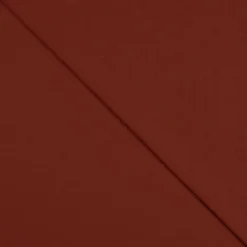 Jersey de coton uni terracotta