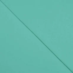 Jersey de coton uni vert lagon