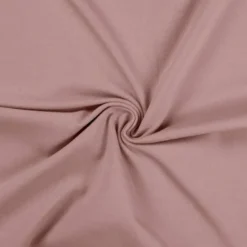 Jersey de coton uni vieux rose