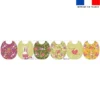 Kit bavoirs en éponge motif lapin printanier - Création Stillistic