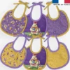 Kit bavoirs en éponge motif poule et oeufs de Pâques - Création Stillistic