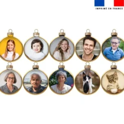 Kit boules de Noël personnalisé x10