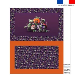 Kit couffin pour animaux motif Bal masqué Halloween - Création Stillistic