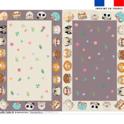 Kit couffin pour animaux motif animaux couronne
