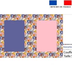 Kit couffin pour animaux motif chats colorés