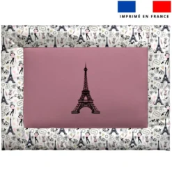 Kit couffin pour animaux motif paris rose et gold