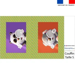 Kit couffin pour animaux motif Koala et Panda Lou-Sticks - Création Stillistic
