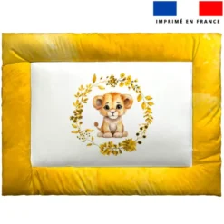 Kit couffin pour animaux motif lionceau aquarelle