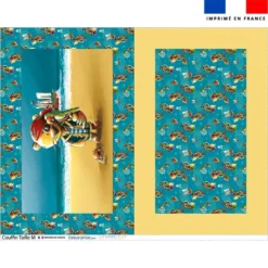 Kit couffin pour animaux motif lion pirate - Création Stillistic