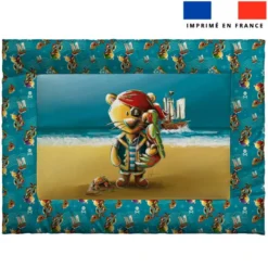 Kit couffin pour animaux motif lion pirate - Création Stillistic