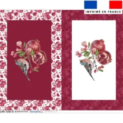 Kit couffin pour animaux motif pinson et grenade