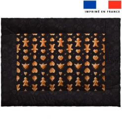 Kit couffin pour animaux motif Noël pain d'épices - Création Stillistic