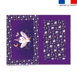 Kit couffin pour animaux motif chouette magicienne - Création Stillistic