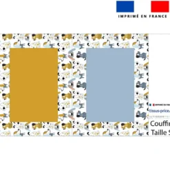 Kit couffin pour animaux motif animaux de compagnie