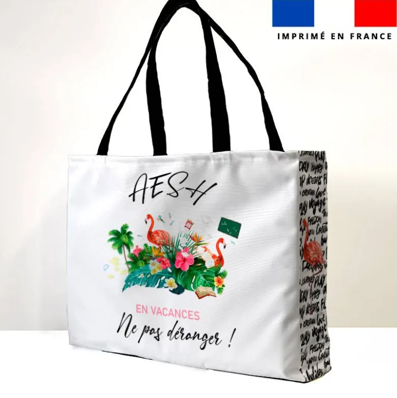 Kit couture sac cabas motif AESH