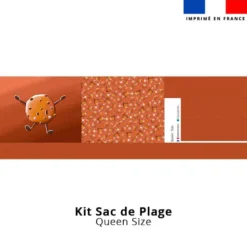 Kit couture sac cabas motif amis ptit déj Cookie - Création Stillistic