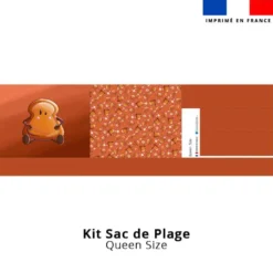 Kit couture sac cabas motif amis ptit déj Tartine - Création Stillistic