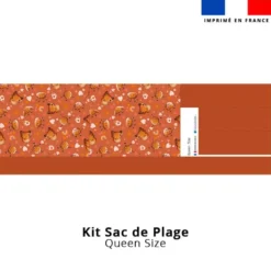 Kit couture sac cabas motif amis ptit déj - Création Stillistic