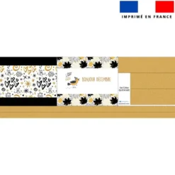 Kit couture sac cabas motif ambiance d'hiver