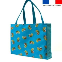 Kit couture sac cabas motif bébé loutre - Création Stillistic