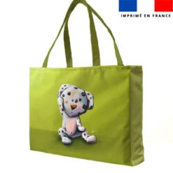 Kit couture sac cabas motif bébé dalmatien - Création Stillistic