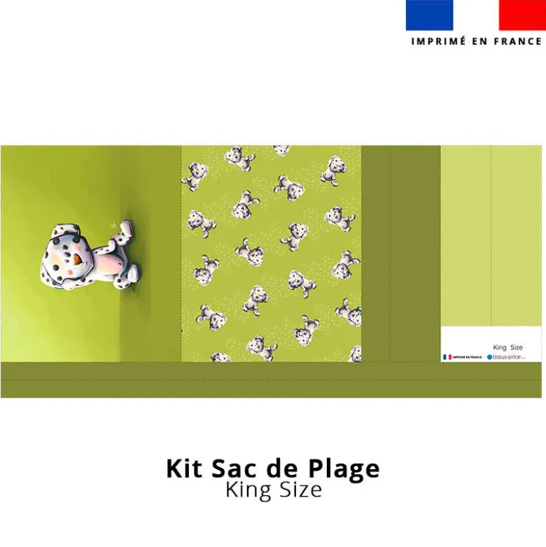 Kit couture sac cabas motif bébé dalmatien - Création Stillistic