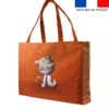 Kit couture sac cabas motif bébé chat - Création Stillistic