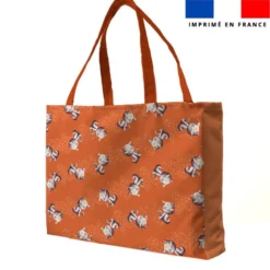 Kit couture sac cabas motif bébé chat - Création Stillistic