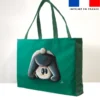 Kit couture sac cabas motif bébé panda - Création Stillistic