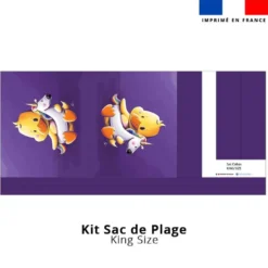Kit couture sac cabas motif caneton - Création Stillistic