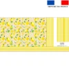 Kit couture sac cabas motif citron