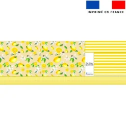 Kit couture sac cabas motif citron