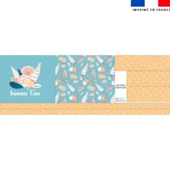 Kit couture sac cabas motif coquillage summer time
