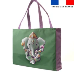 Kit couture sac cabas motif Ganesh - Création Stillistic