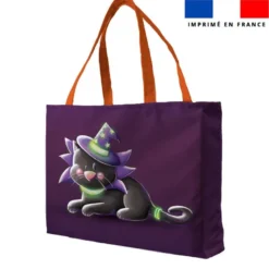 Kit couture sac cabas motif Halloween Magicien - Création Stillistic