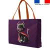 Kit couture sac cabas motif Halloween Diablotin - Création Stillistic