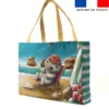 Kit couture sac cabas motif hippo plage - Création Stillistic