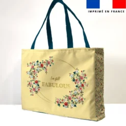 Kit couture sac cabas motif I'm still fabulous
