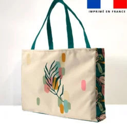Kit couture sac cabas motif jungle