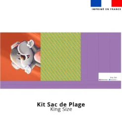 Kit couture sac cabas motif Koala Lou-Stick - Création Stillistic