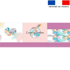 Kit couture sac cabas motif la vie en couleurs
