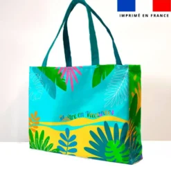 Kit couture sac cabas motif maître en vacances