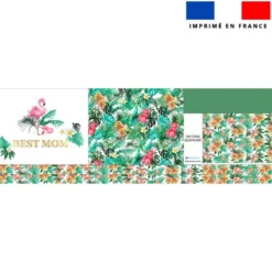 Kit couture sac cabas motif maman exotique