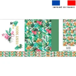 Kit couture sac cabas motif maman exotique
