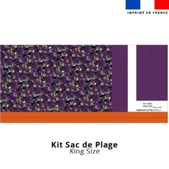 Kit couture sac cabas motif mini Bal masqué Halloween - Création Stillistic