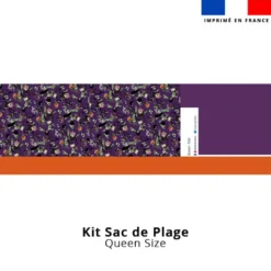 Kit couture sac cabas motif mini Bal masqué Halloween - Création Stillistic