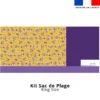 Kit couture sac cabas motif mini poule et oeufs de Pâques jaune - Création Stillistic